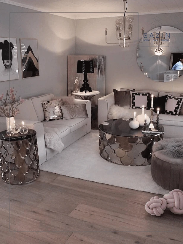 ایده‌های خلاقانه برای تغییر دکوراسیون سالن نشیمن کوچک