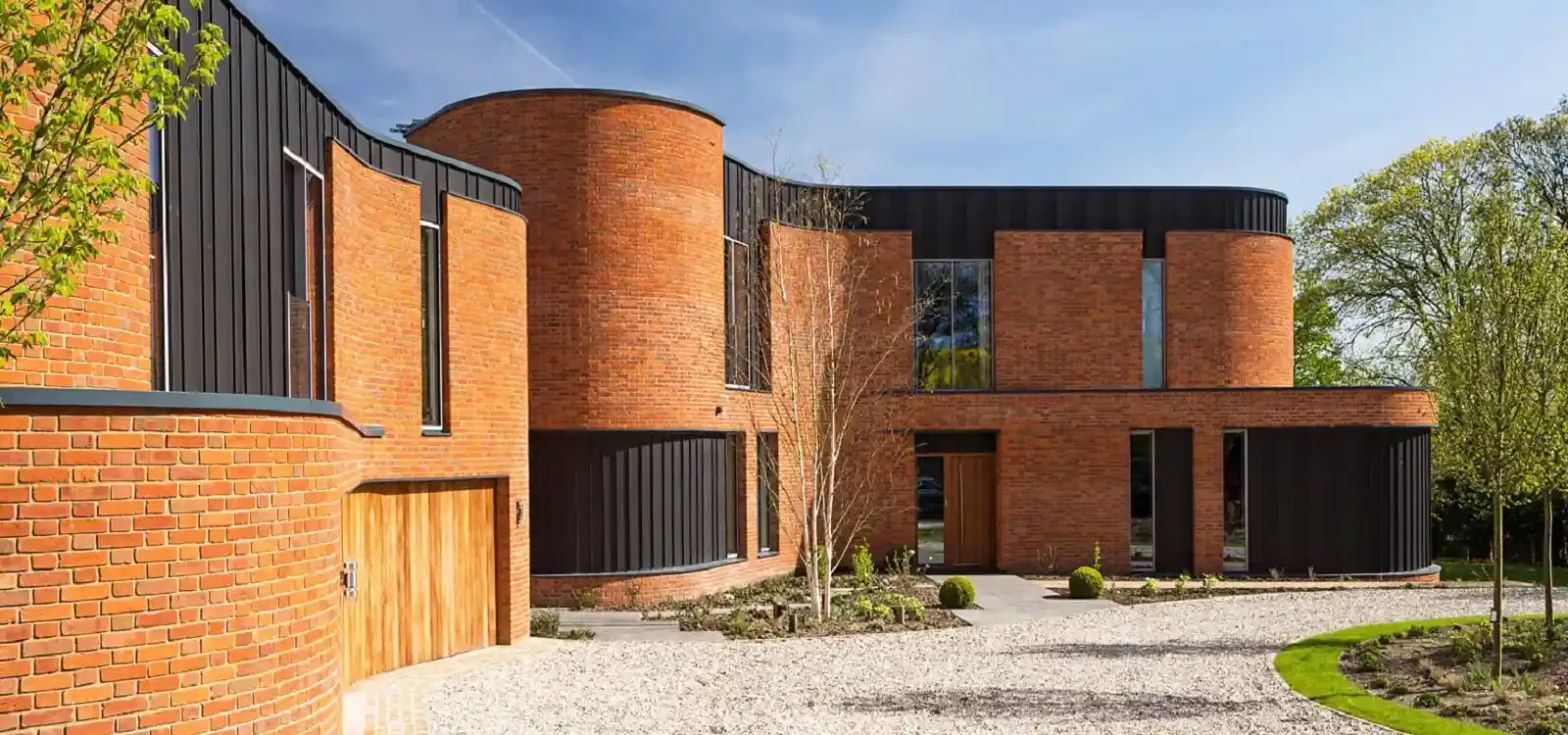 نمای آجری ساختمان