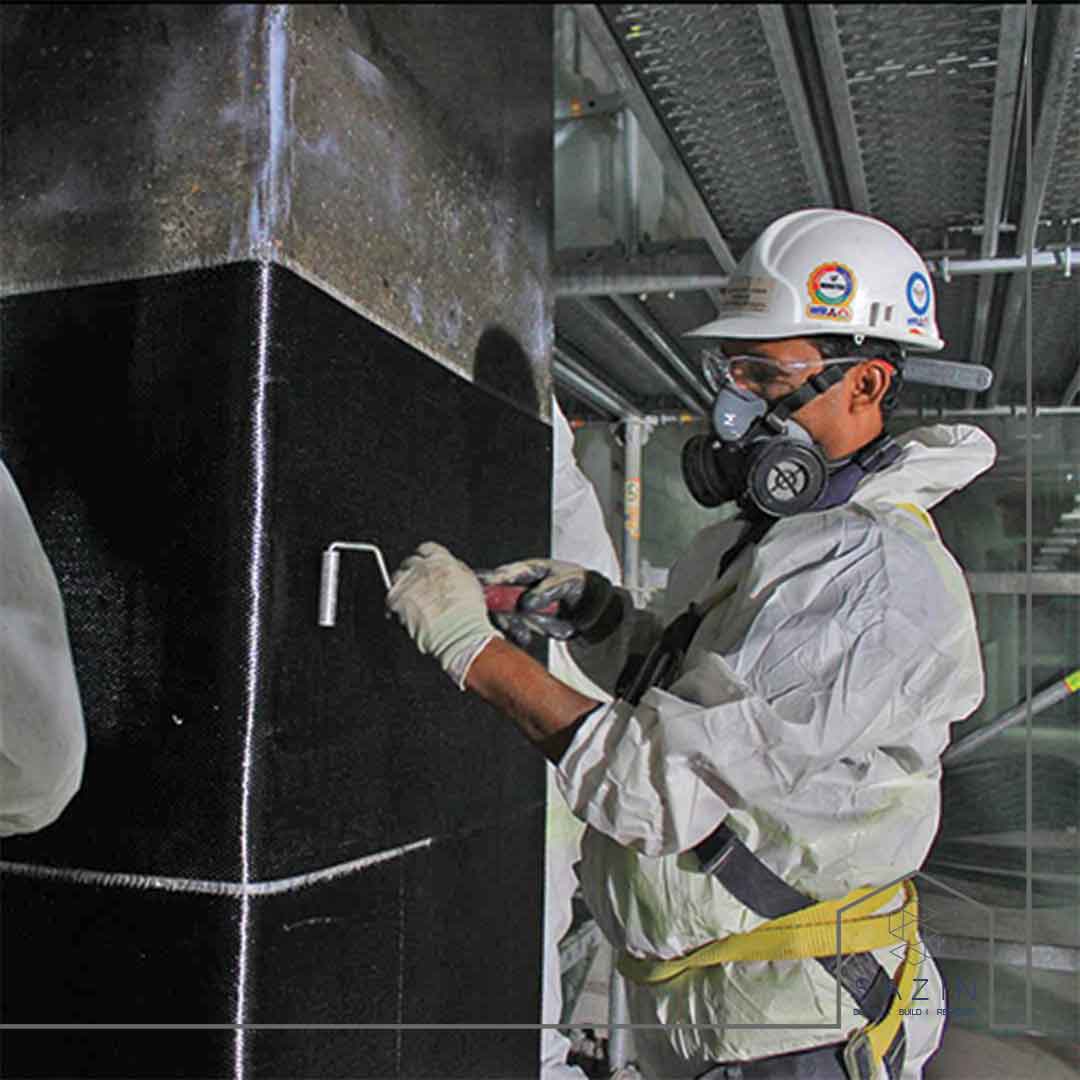 استفاده از الیاف کربن به منظور مقاوم سازی ستون بتنی