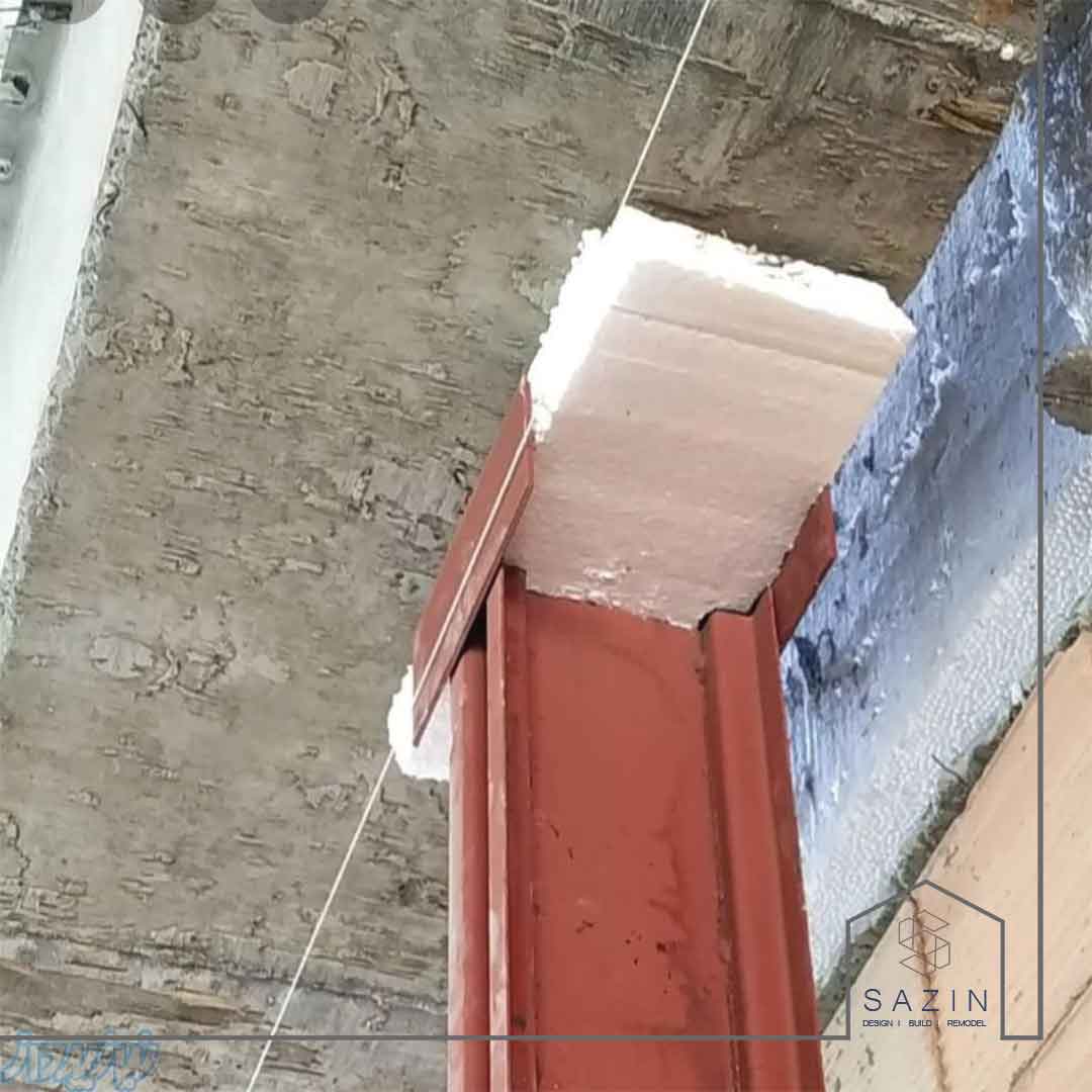 اتصال نبشی به دیوار و ناودانی برای وال پست نوین