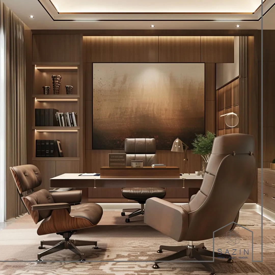 طراحی دکوراسیون اتاق مدیریت