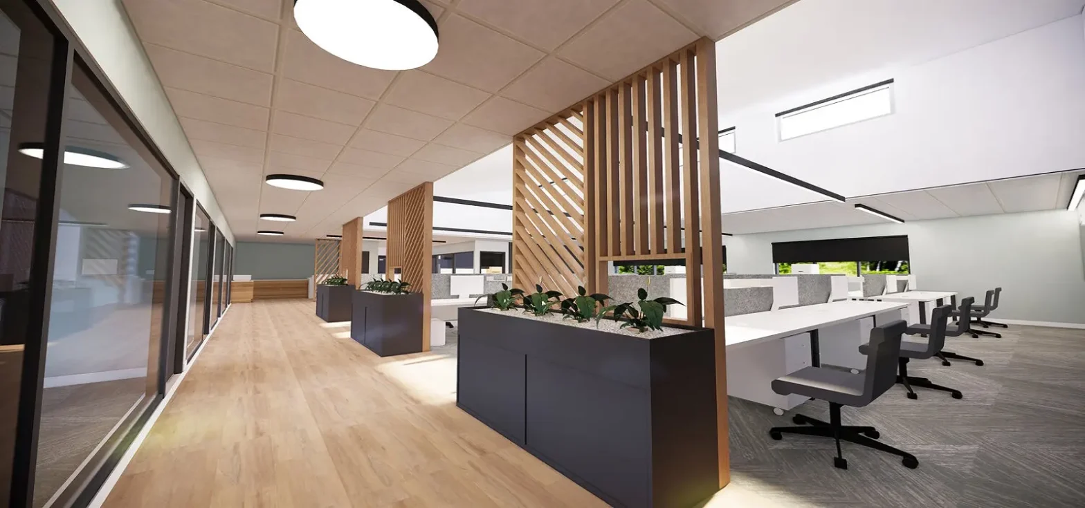 طراحی دکوراسیون اتاق کارمندان