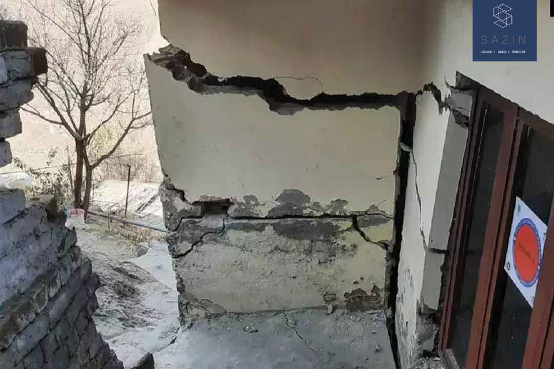 نشست ساختمان از علل اصلی ترک خوردگی