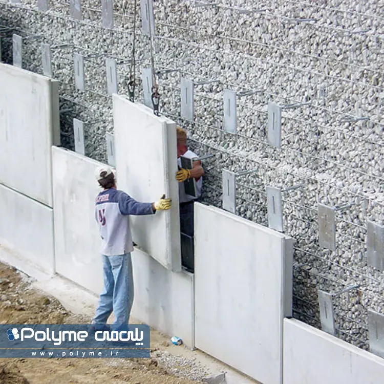 مسلح نمودن و پایدار سازی دیوار جان پناه