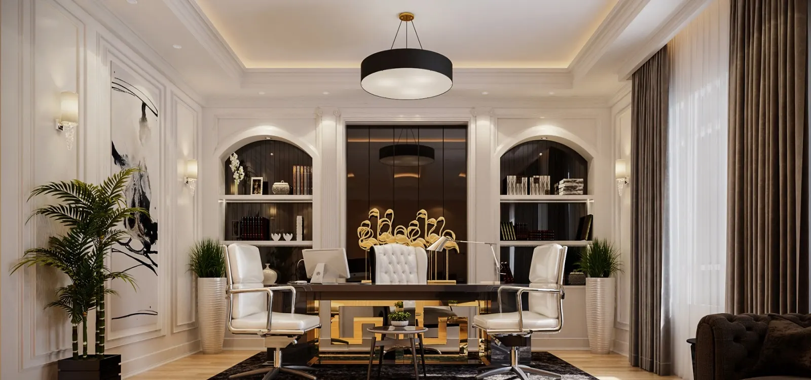 طراحی دکوراسیون داخلی ساختمان اداری