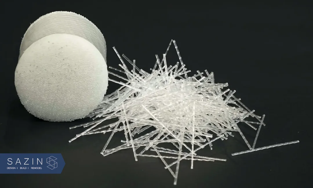 کاربرد الیاف پلاستیکی و ماکروسنتتیک بتن در بتنریزیهای صنعتی و ساختمانی