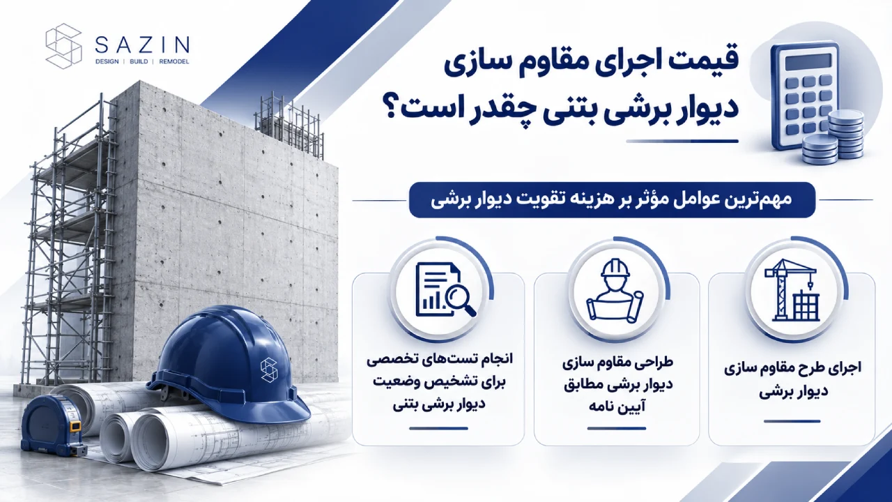قیمت اجرای مقاوم سازی دیوار برشی بتنی چقدر است؟