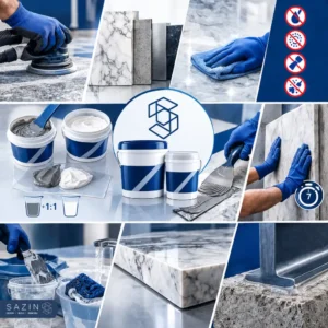 مراحل اجرای چسب مگاپوکسی PF